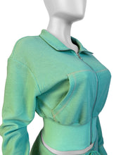 Load image into Gallery viewer, Solid color Waffle waist cinching long sleeved set AY3619