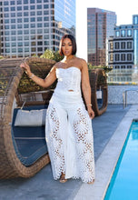 Load image into Gallery viewer, Lace tube top two piece set AY3661