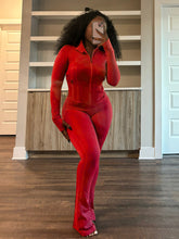 Load image into Gallery viewer, Sexy skinny long-sleeved slightly flared two-piece set AY3670