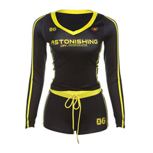 Load image into Gallery viewer, Printed Sexy V-Neck High Waist Leggings Set