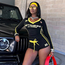 Load image into Gallery viewer, Printed Sexy V-Neck High Waist Leggings Set