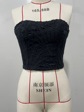 Load image into Gallery viewer, Lace tube top two piece set AY3661