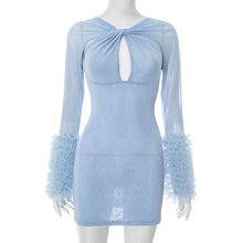 Load image into Gallery viewer, Cross-cut short skirt dress