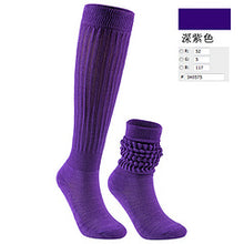 Load image into Gallery viewer, Hot selling color mid tube trendy pile socks AE4139
