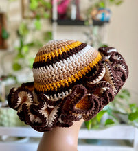 Load image into Gallery viewer, Adult lace beanie hat fashion and versatile ruffle pullover hat AE4147