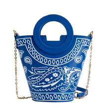 Load image into Gallery viewer, Cashew flower portable bucket bag AB2018