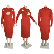 Load image into Gallery viewer, Fashion Solid Color Cross Dress(AY1667)