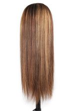 Load image into Gallery viewer, Human hair P4/27 T-shaped lace straight Lace wig(AH5037)