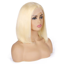 Load image into Gallery viewer, 10A 613 Bob human hair T-lace straight Lace wig(AH5033)