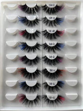 Load image into Gallery viewer, Color Mink Hair False Eyelashes (1pair ) AH5058