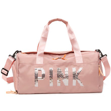 Load image into Gallery viewer, Fashion pink gym bag travel bag(AB2065)