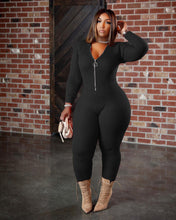 Load image into Gallery viewer, Fashion knitted hooded jumpsuit(AY1482)