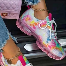 Load image into Gallery viewer, Tie-dye casual flying woven air cushion mesh breathable running shoes(HPSD090)