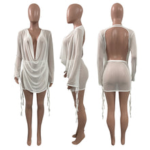 Load image into Gallery viewer, Sexy sheer mesh skirt suit(AY1803)
