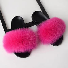 Load image into Gallery viewer, Fur slippers