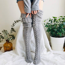 Load image into Gallery viewer, Over the knee long tube knitted socks(A11103)