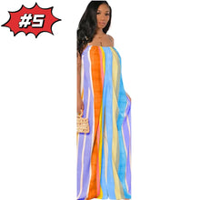 Load image into Gallery viewer, Printed large swing backless Jumpsuit AY1986