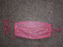 Load image into Gallery viewer, Fashion rhinestone decorative face mask(AE4103)