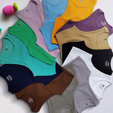 Load image into Gallery viewer, Casual Fashion Solid Color Tank Top T-Shirt(AY1810)
