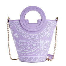 Load image into Gallery viewer, Cashew flower portable bucket bag AB2018