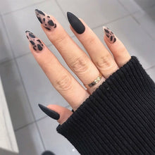 Load image into Gallery viewer, Black milk cow fake nails set(1set=24 pcs)
