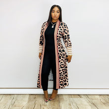 Load image into Gallery viewer, Fashion Threaded Sleeve Printed Cardigan (AY1460)