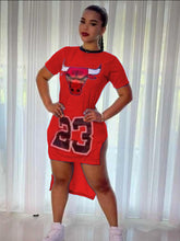 Load image into Gallery viewer, New  basketball slit dress (no brand) AY1138