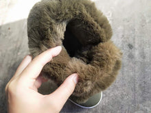 Load image into Gallery viewer, Short-tube long-haired plus fleece Martin boots(HPSD162)