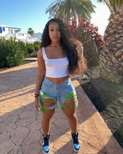 Load image into Gallery viewer, Sexy tassel hole denim shorts AY1869