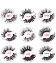 Load image into Gallery viewer, bushy 25mm mink false eyelashes