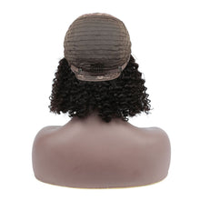 Load image into Gallery viewer, Human hair T-shaped lace bob curly wave wigs(AH5029)