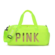 Load image into Gallery viewer, Fashion pink gym bag travel bag(AB2065)