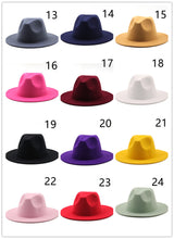 Load image into Gallery viewer, Harajuku style retro top hat ladies woolen hat(AE4038)