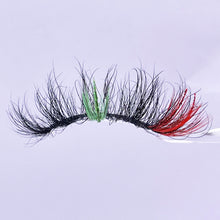Load image into Gallery viewer, Glitter pink colored false eyelashes moq 5 piece (AH5063)