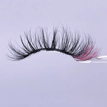 Load image into Gallery viewer, Glitter pink colored false eyelashes moq 5 piece (AH5063)