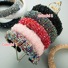 Load image into Gallery viewer, Hand Beaded Crystal Headband(AE4101)