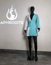 Load image into Gallery viewer, New block button shirt dress AY1145