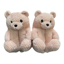 Load image into Gallery viewer, New style teddy bear plush cotton slippers HPSD108
