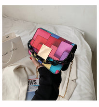 Load image into Gallery viewer, Color matching chain small square bag AB2029
