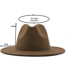 Load image into Gallery viewer, Belt woolen jazz hat(GX4017)
