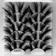 Load image into Gallery viewer, 5 pairs of 25mm mink eyelashes