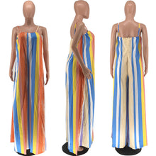 Load image into Gallery viewer, Printed large swing backless Jumpsuit AY1986