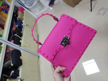 Load image into Gallery viewer, Multicolor rivet jelly fashion pouch AB2015