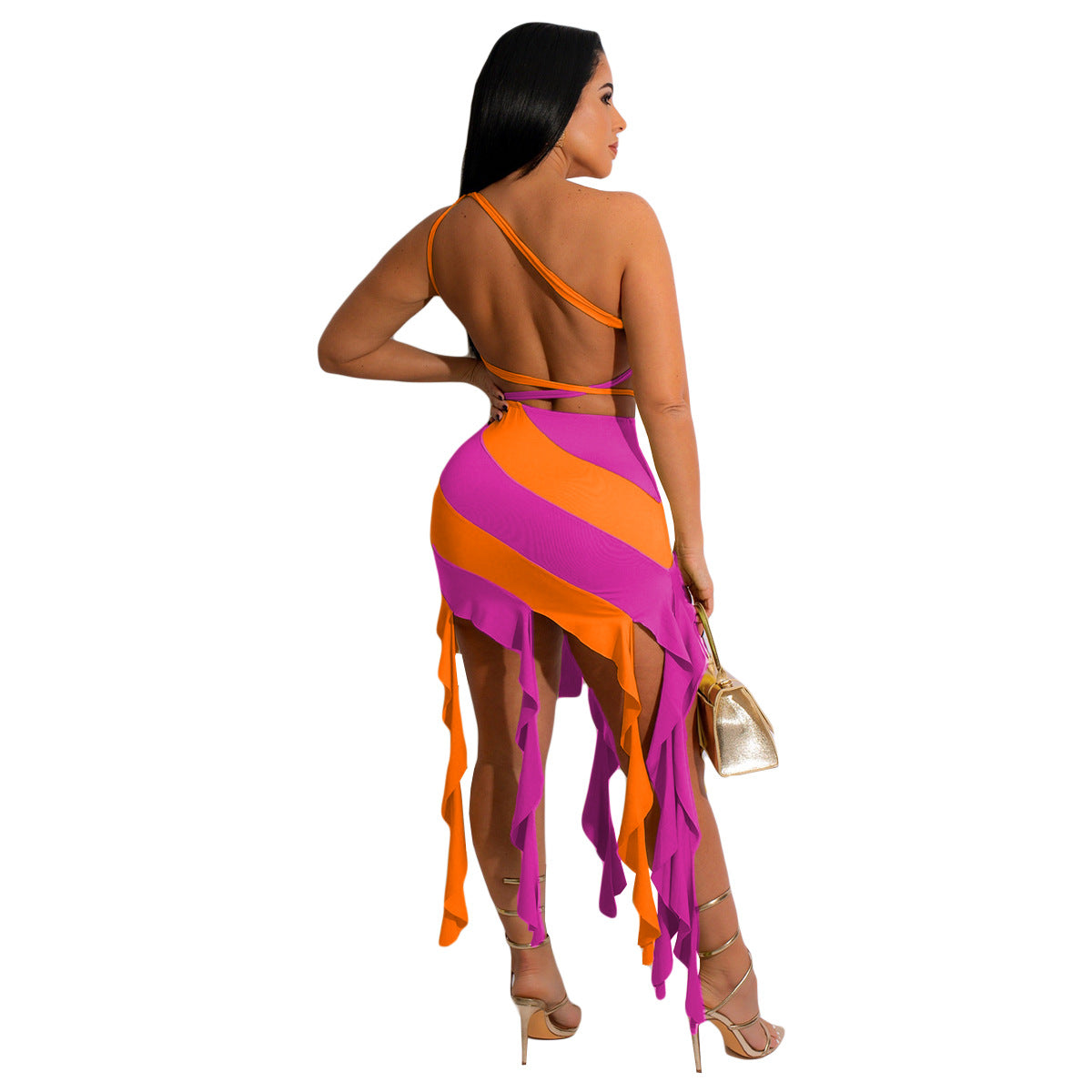 Women Tassels Two Piece Sexy Suits main image 0