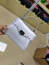 Load image into Gallery viewer, Multicolor rivet jelly fashion pouch AB2015