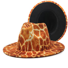 Load image into Gallery viewer, Printed double-sided color matching jazz hat(AE4073)