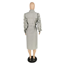 Load image into Gallery viewer, Ruffled long windbreaker jacket(AY1624)