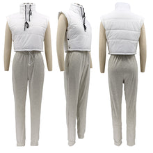 Load image into Gallery viewer, Solid color sleeveless plus cotton vest(AY1549)