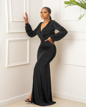 Load image into Gallery viewer, Sexy long-sleeved solid color dress(AY1236)