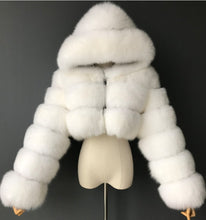Load image into Gallery viewer, Faux Fur Jacket Faux Fox Fur Long Sleeve(AY1358)